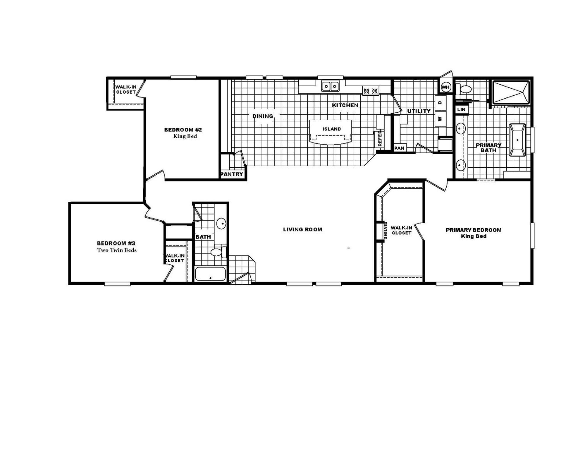Three-Bedroom House